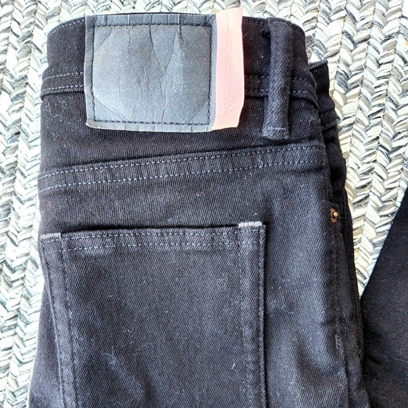 Acne Studios Bla Konst high waist skinny jeans in black Sz 29x34 - Picture 11 of 12